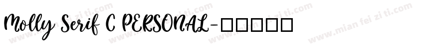Molly Serif C PERSONAL字体转换